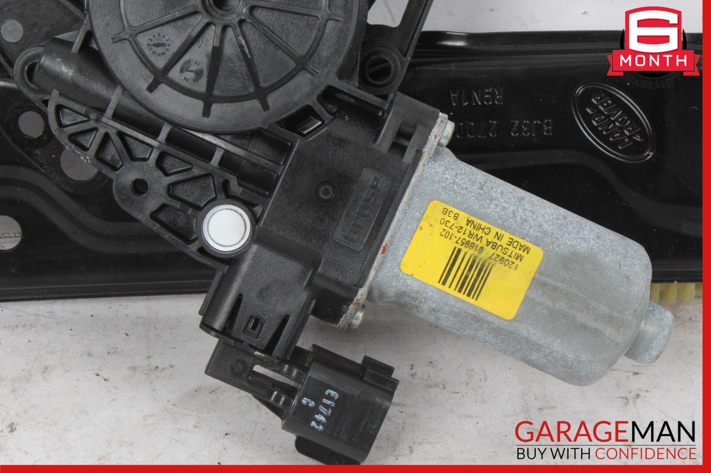 12-19 Range Rover Evoque L538 Rear Right Side Door Window Regulator Motor Assy