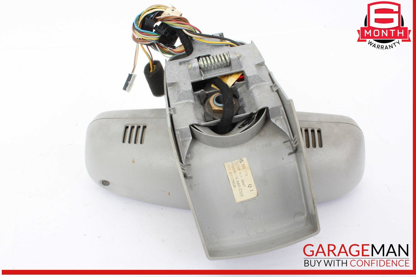 00-06 Mercedes W215 CL55 CL600 Interior Rear View Mirror Gray 2158110007 OEM
