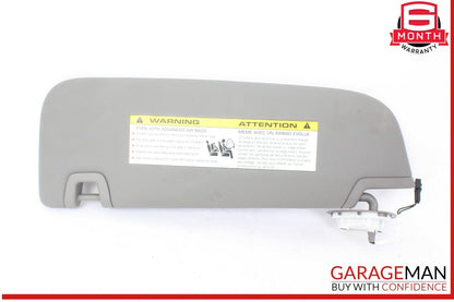 10-16 Porsche Panamera 970 Front Right Side Sunvisor Sun Visor Gray OEM