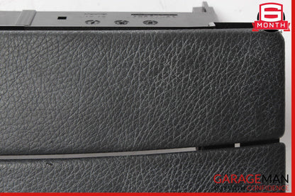 07-13 Mercedes W221 S400 S550 Center Console CD Player Trim Cover Panel Black