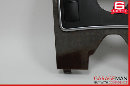 10-13 Mercedes W212 E350 E550 Center Console Switch Trim Bezel Wood OEM