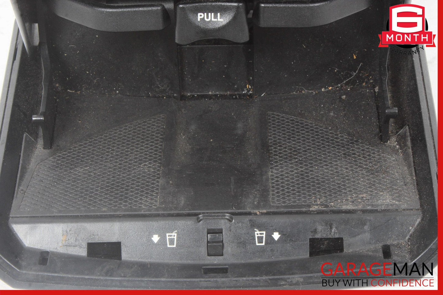 06-13 Mercedes W251 R350 R500 Rear Center Console Cup Holder Black OEM
