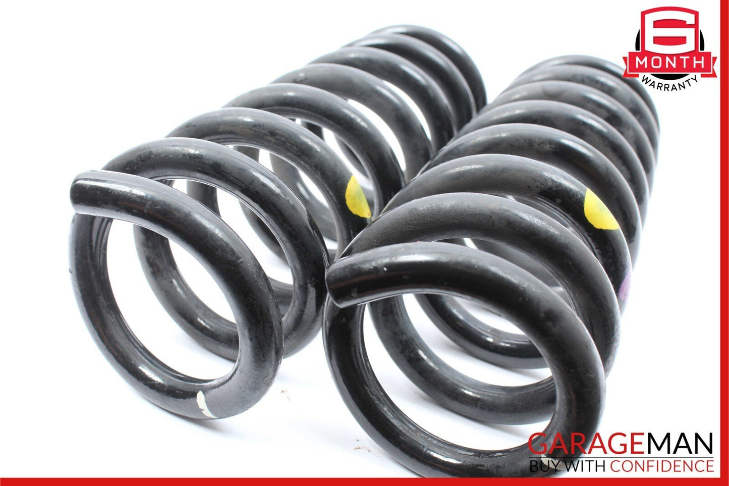 08-14 Mercedes W204 C250 C300 C350 Rear Shock Strut Coil Spring Set of 2 OEM