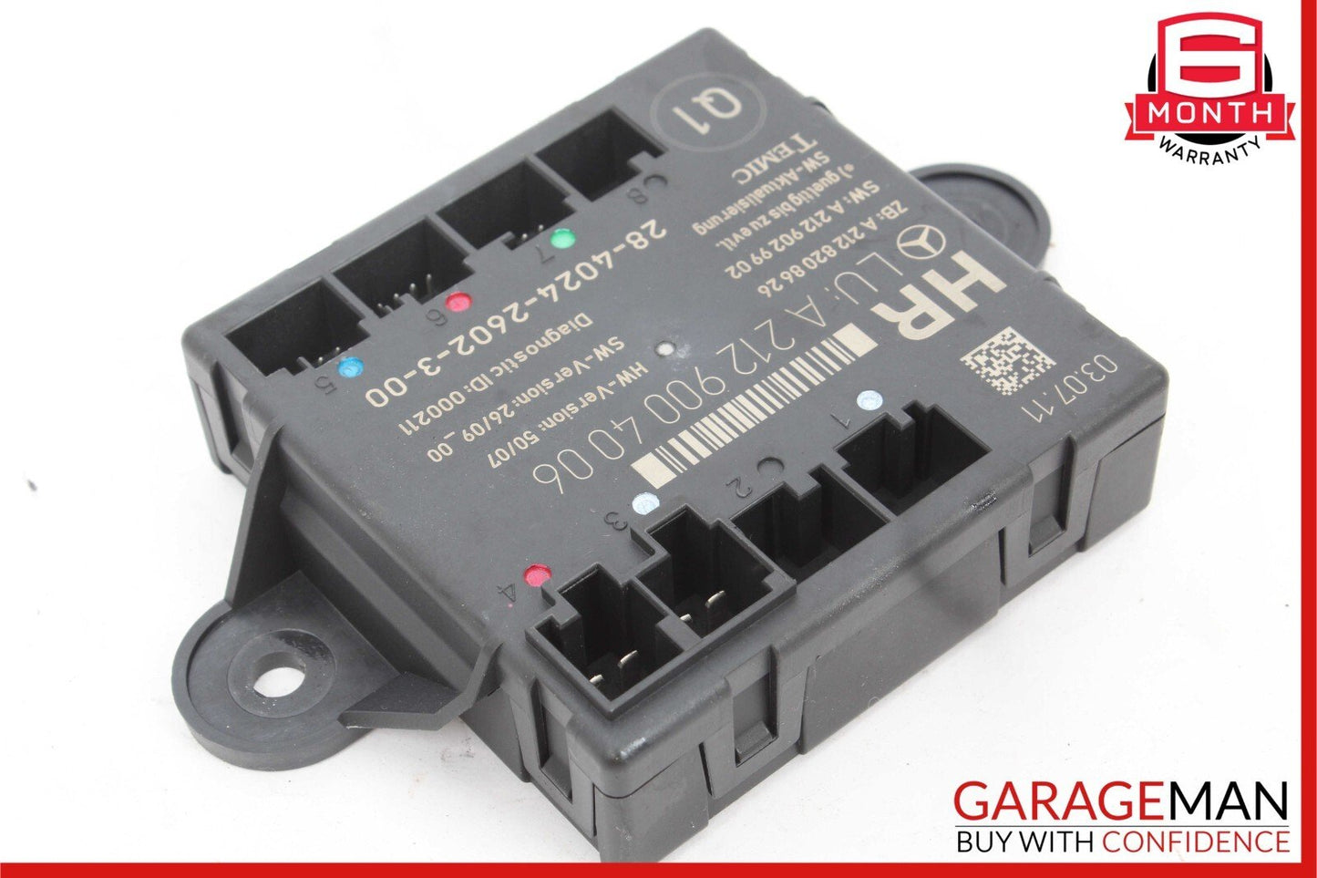 08-18 Mercedes W212 E350 CLS550 Rear Right Side Door Control Module OEM