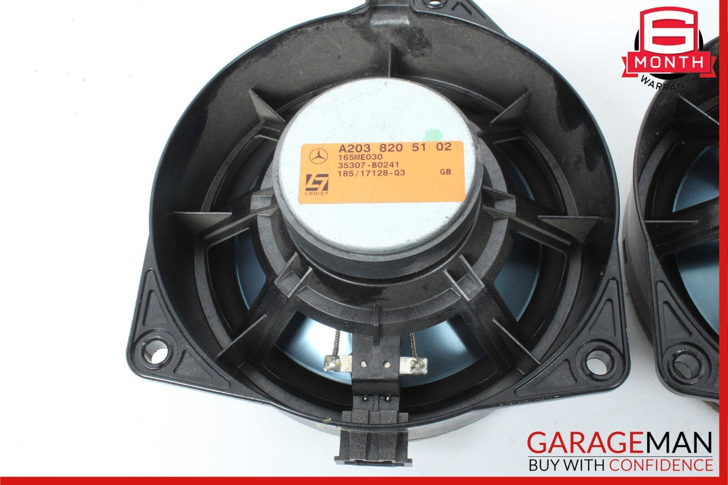 03-09 Mercedes W209 CLK350 CLK500 Front Door Audio Sound Speaker Set of 2 OEM