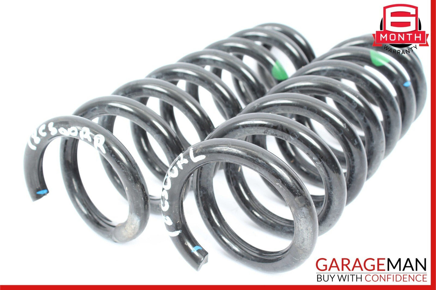 15-20 Mercedes W205 C300 Rear Right & Left Side Shock Absorber Coil Spring Set