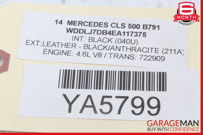 10-17 Mercedes W218 CLS500 C300 Sirius Satellite Radio Receiver Module Unit OEM