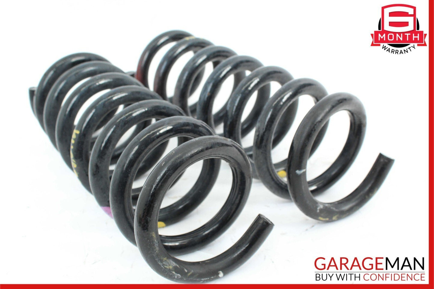 08-14 Mercedes W204 C250 Rear Left & Right Shock Absorber Coil Springs Set of 2