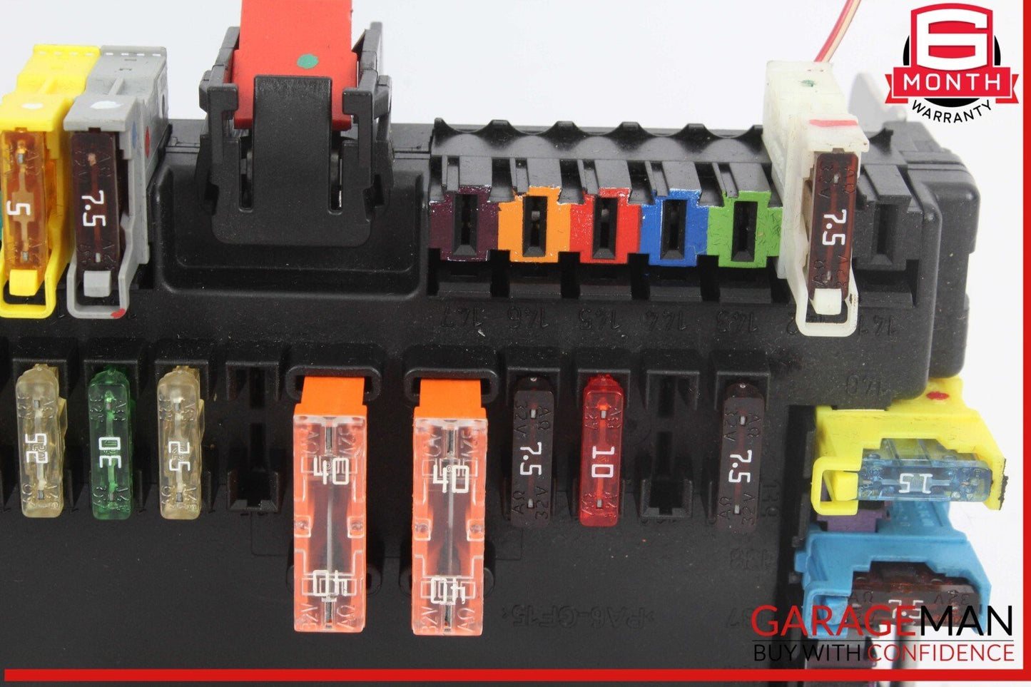 07-09 Mercedes W221 S550 S63 AMG CL550 Rear Trunk Fuse Relay Junction Box OEM