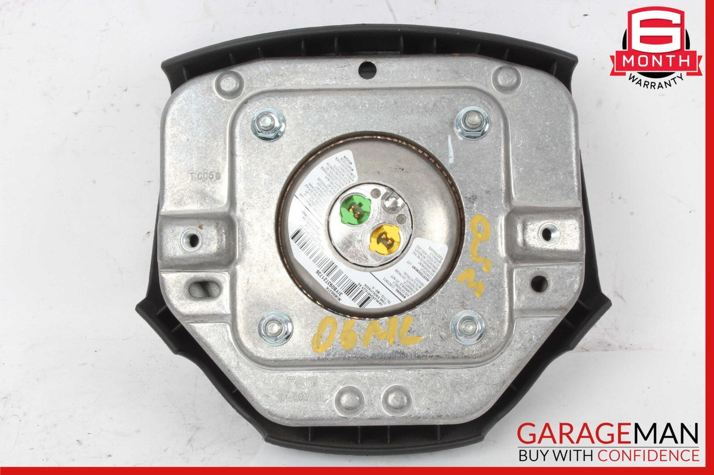 06-08 Mercedes W164 ML350 GL350 Driver Steering Wheel Airbag Air Bag Black OEM