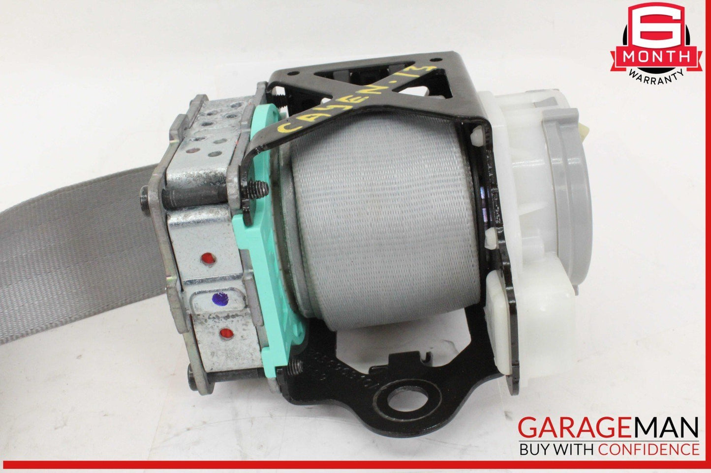 11-14 Porsche Cayenne 958 AWD Rear Left Driver Side Seat Belt 306709799 OEM