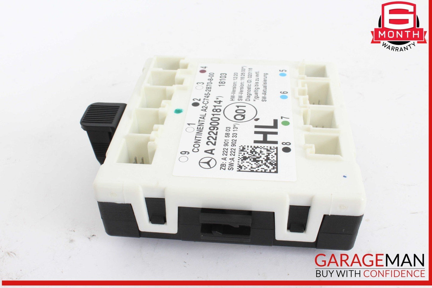 15-20 Mercedes X253 GLC350e Rear Left Driver Side Door Control Module Unit OEM