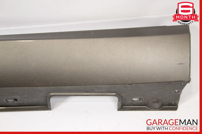 10-16 Mercedes W212 E350 Sedan Left Side Skirt Rocker Panel Silver OEM
