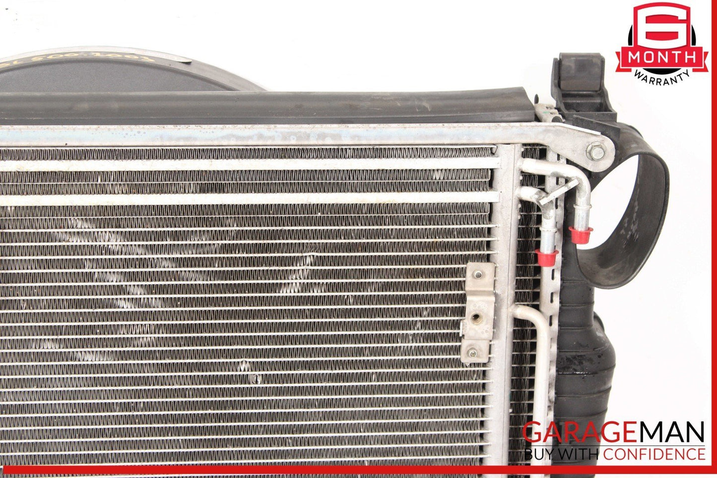 03-06 Mercedes R230 SL500 CLS500 Engine Cooling Radiator A/C Air Condenser Assy