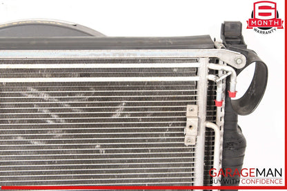 03-06 Mercedes R230 SL500 CLS500 Engine Cooling Radiator A/C Air Condenser Assy