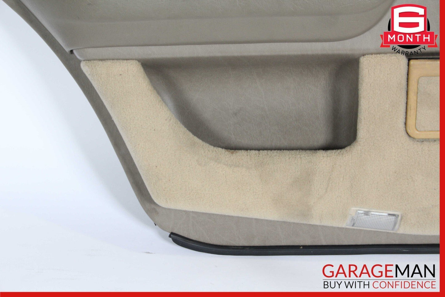 94-99 Mercedes W140 S320 Rear Left Side Interior Door Panel Trim Cover Beige