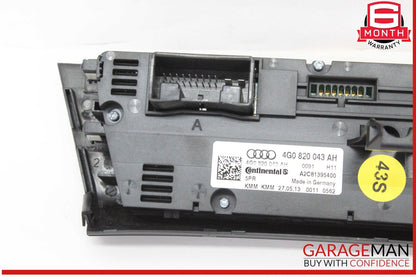 12-18 Audi A6 A7 Front AC Air Conditioning Temperature Climate Control Panel OEM