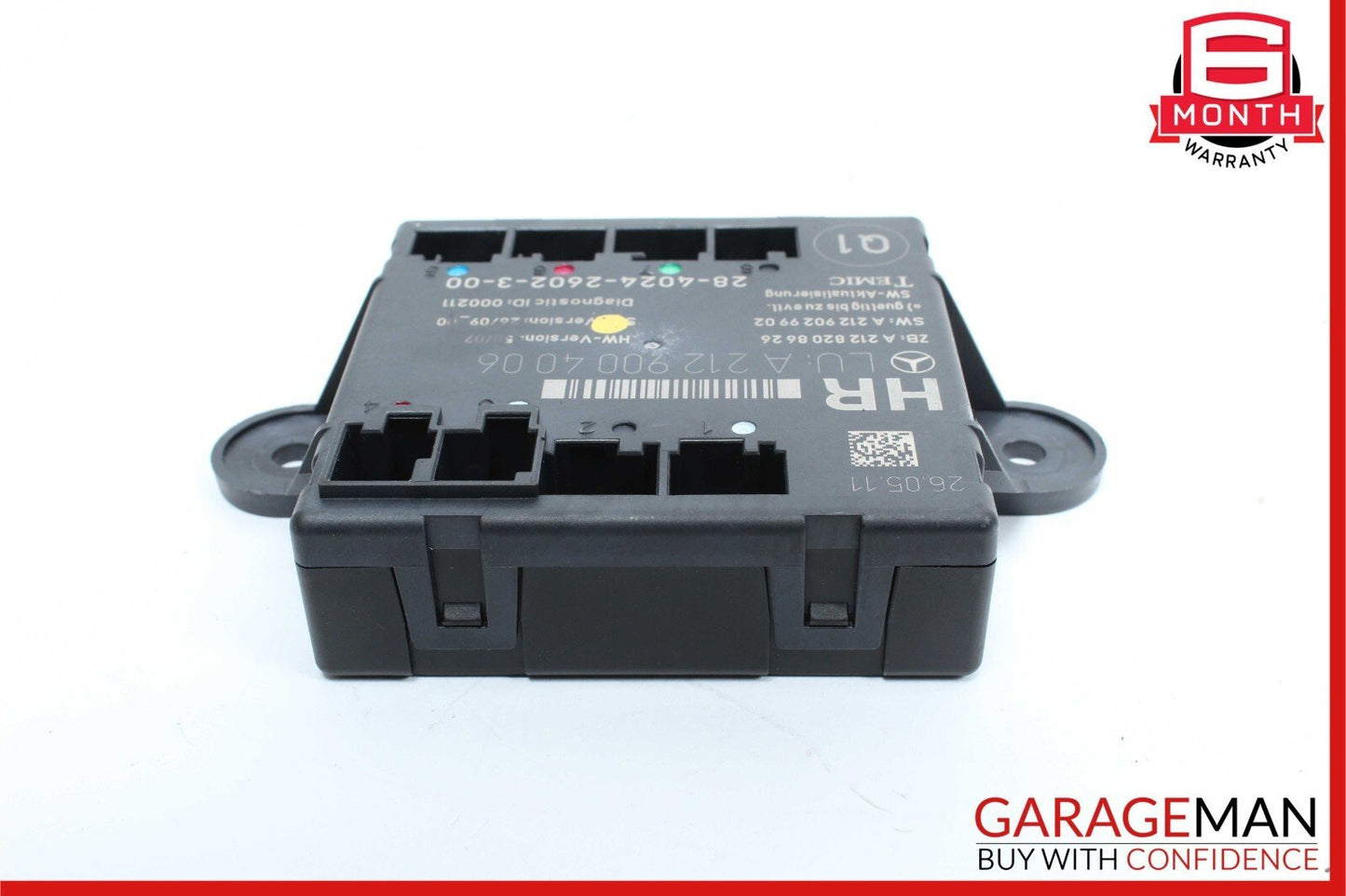 08-18 Mercedes E550 C350 Rear Right Passenger Side Door Control Module Unit