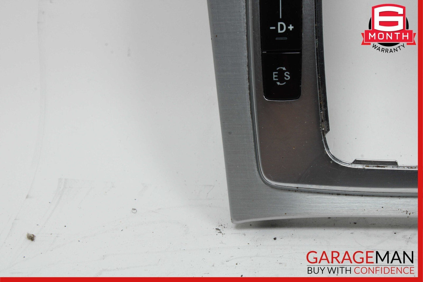 08-14 Mercedes W204 C250 C63 AMG Center Console Shifter Trim Cover Bezel Silver