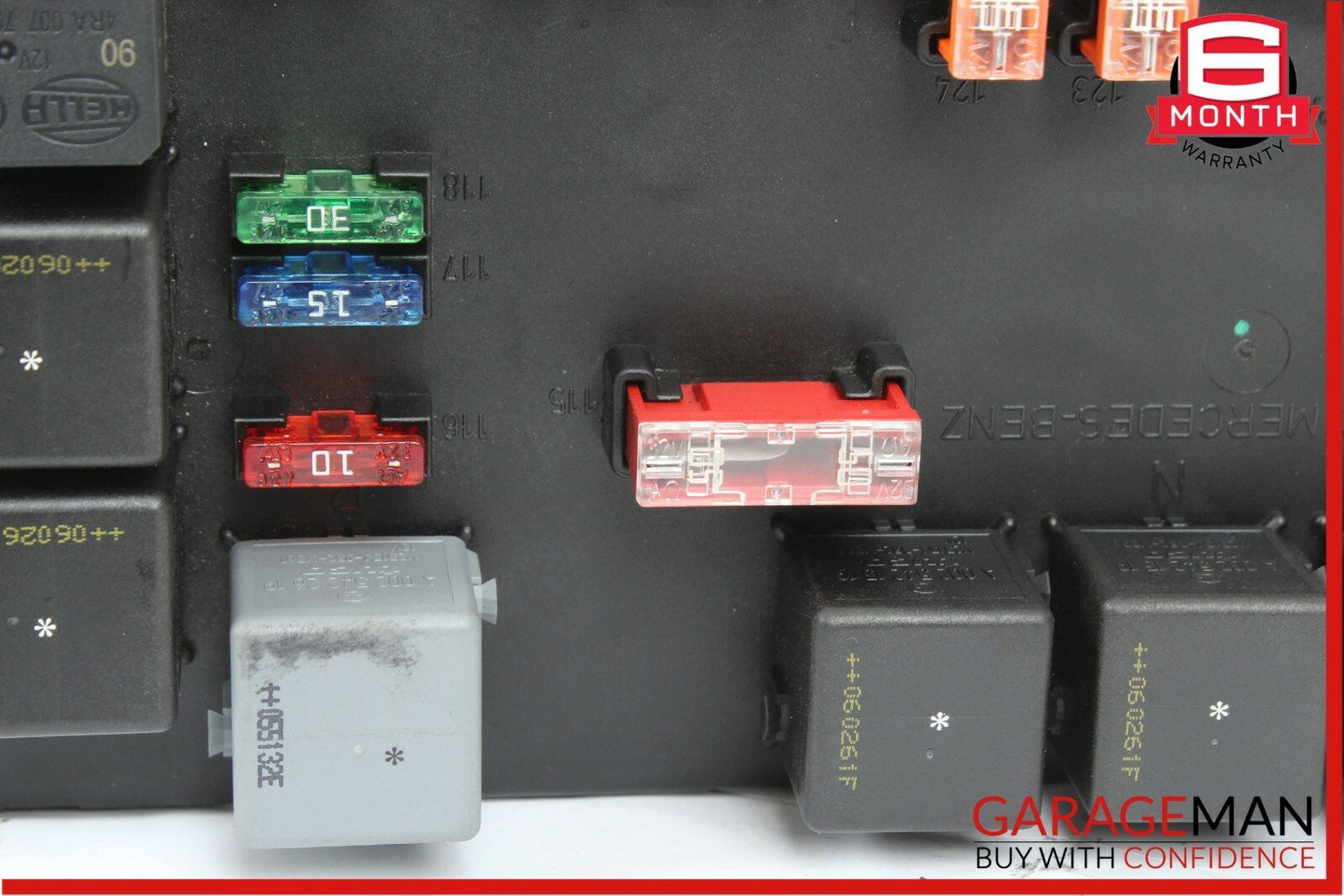 07-13 Mercedes W221 S550 CL550 Rear Trunk SAM Fuse Box Relay Block Assembly OEM