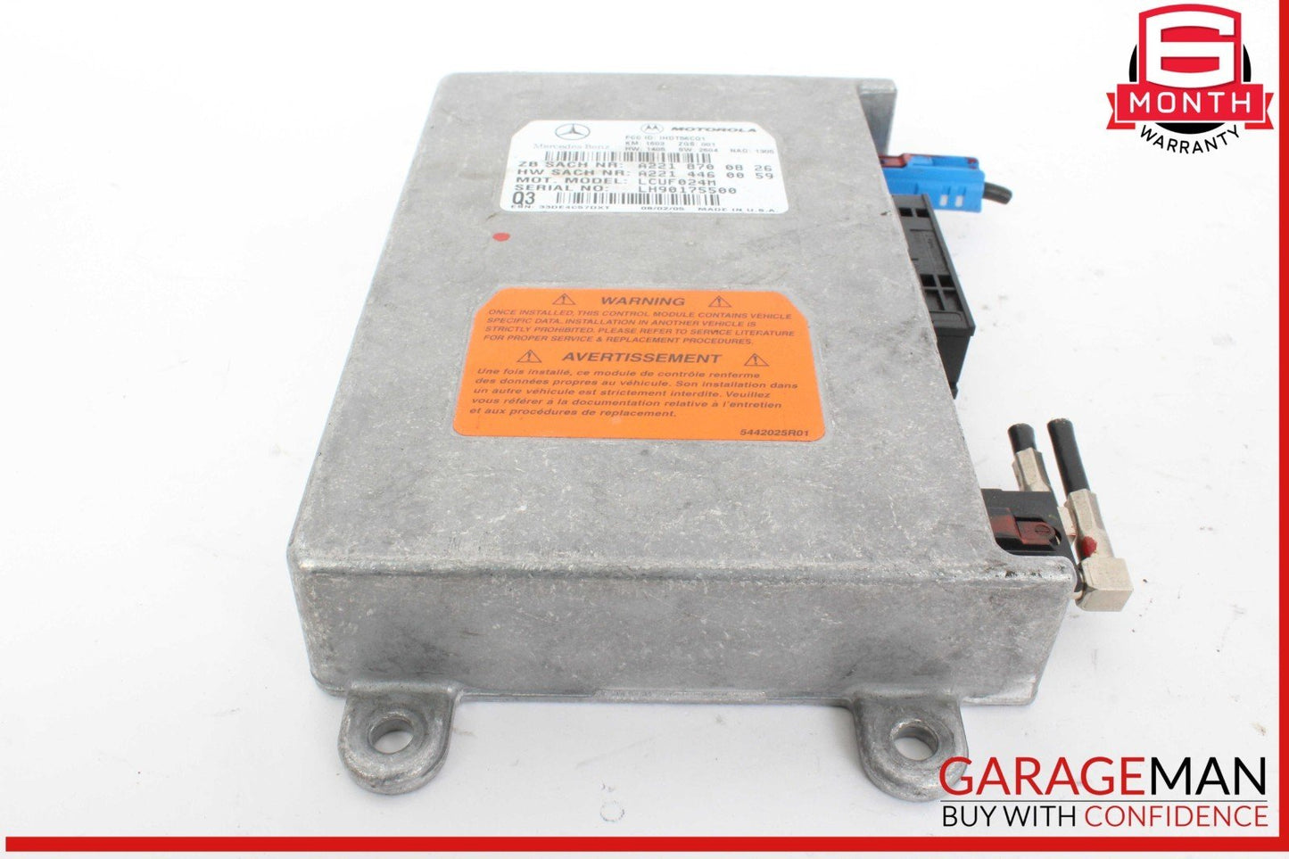 Mercedes W164 ML350 GL450 Voice Communication Control Module 2218700826 OEM