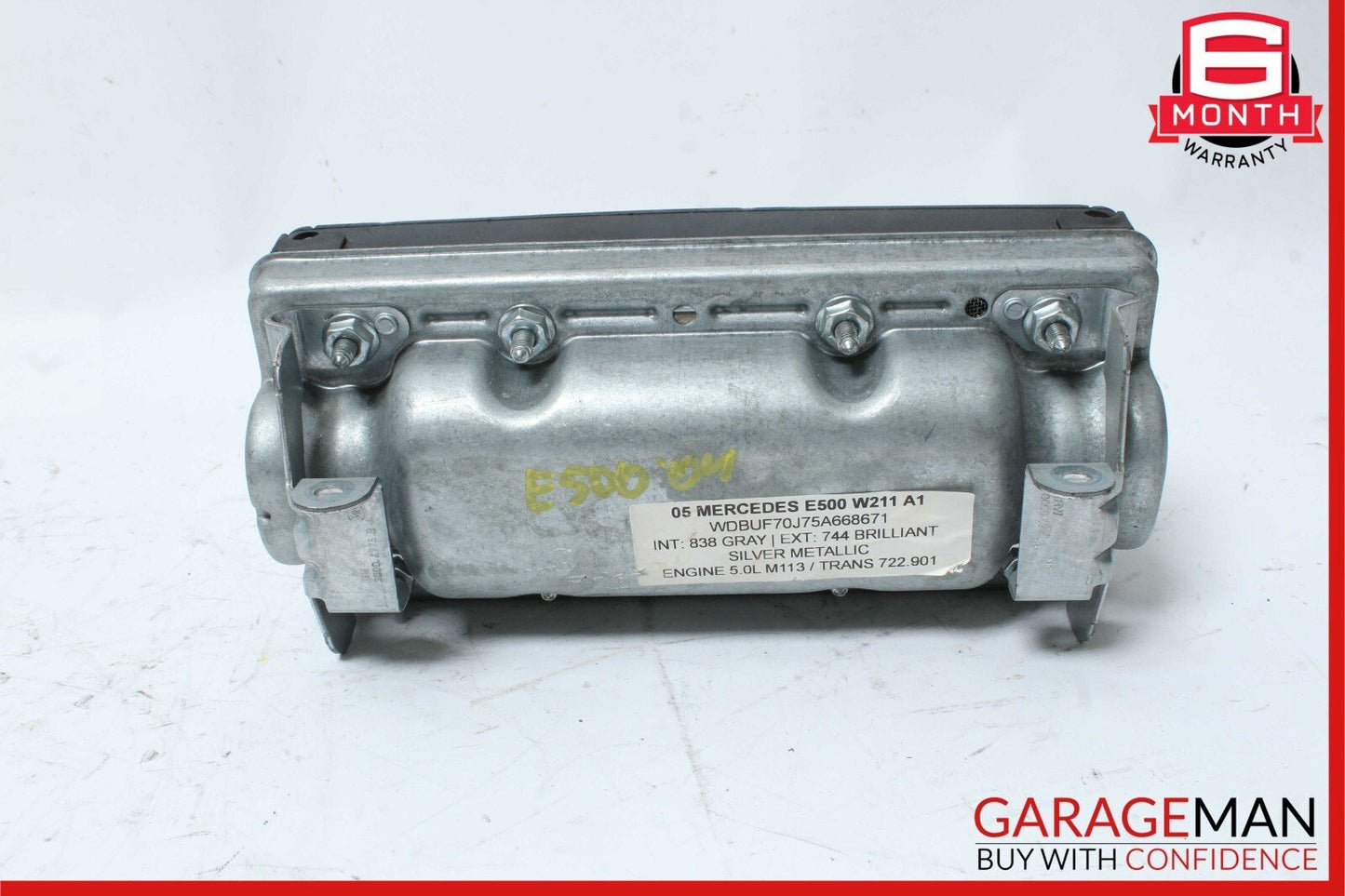 03-09 Mercedes W211 E500 E550 E320 Glove Box Right Passenger Airbag Air Bag OEM