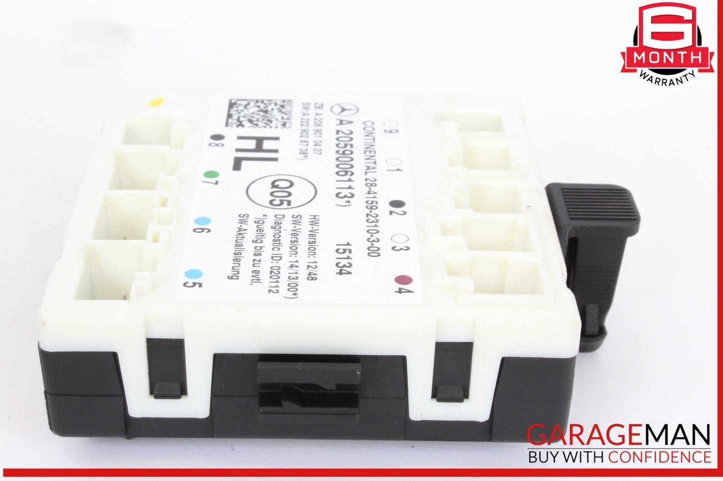 15-18 Mercedes W205 C300 C400 Rear Left Driver Side Door Control Module Unit OEM