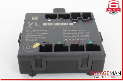 08-18 Mercedes W204 C250 E350 E400 Front Left Side Door Control Module Unit OEM