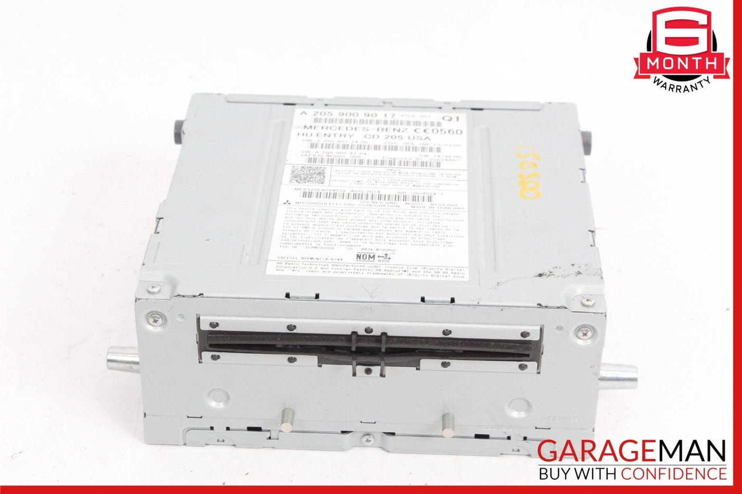 15-18 Mercedes W205 C300 AM/FM CD Player Radio Receiver Module Unit