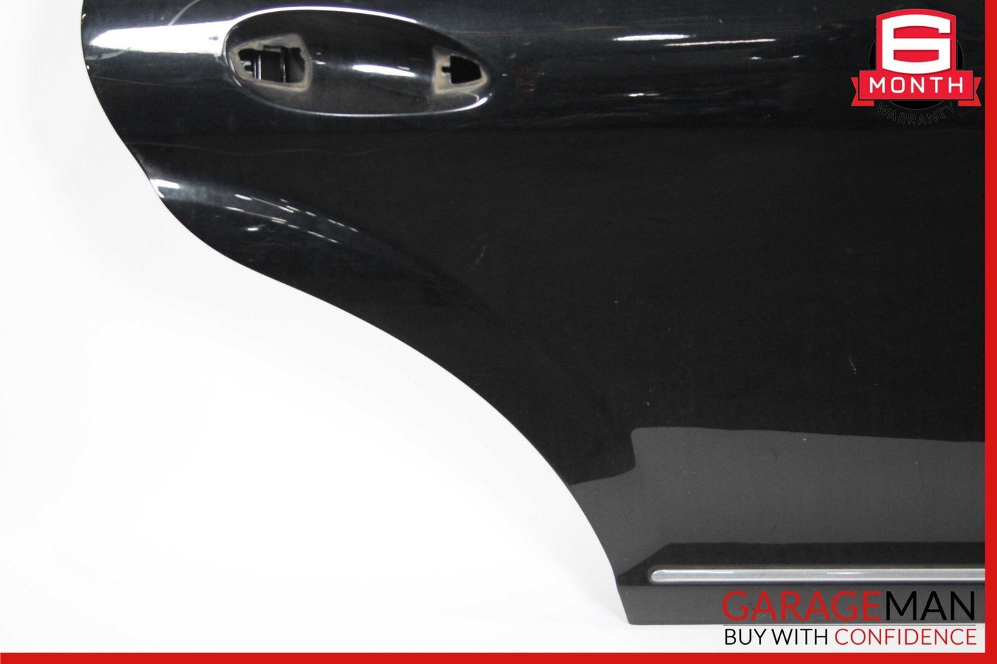 07-13 Mercedes W221 S400 Rear Right Passenger Side Exterior Door Shell Black