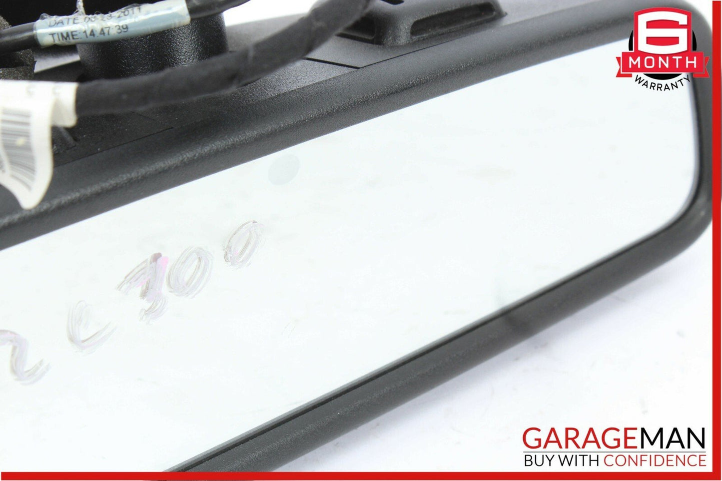 08-14 Mercedes W204 C250 C300 Top Upper Rear View Mirror Assembly Black