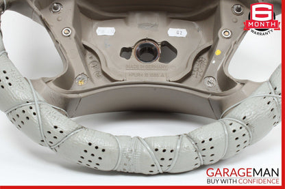 03-09 Mercedes R230 SL500 CLK350 CLK550 4 Spoke Steering Wheel Gray OEM