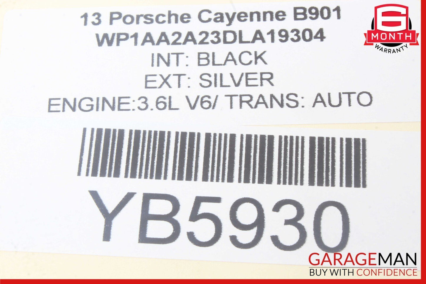 11-17 Porsche Cayenne 958 Front Right Seat Occupant Sensor Module 7P5959339E OEM
