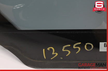 11-16 BMW 525i 535i 550i Rear Right Side Quarter Window Glass OEM