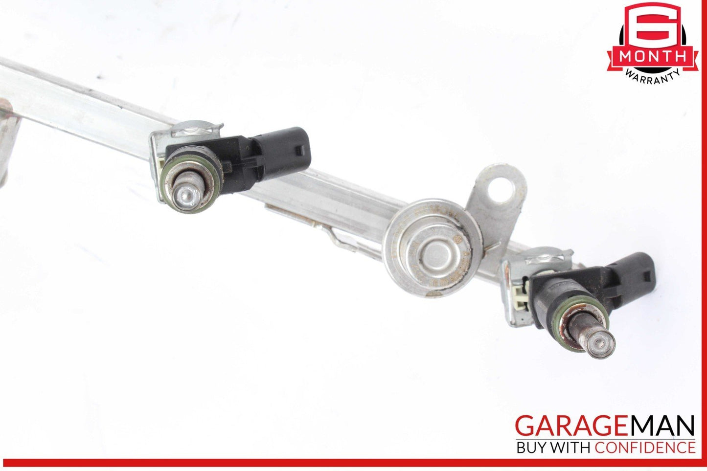 05-12 Mercedes W209 CLK350 ML350 SLK300 Fuel Injector Rail w/ Fuel Injectors OEM