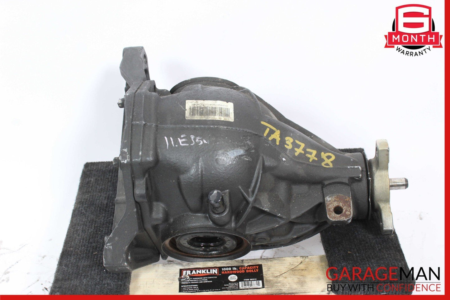 10-16 Mercedes W212 E350 C250 SL400 Rear Differential Diff Axle Carrier 3.07 OEM