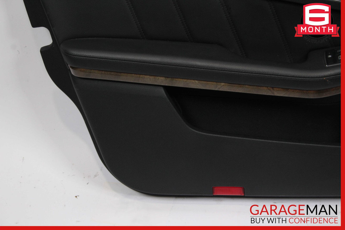10-13 Mercedes W212 E350 E550 Front Left Interior Door Panel Trim Cover Black