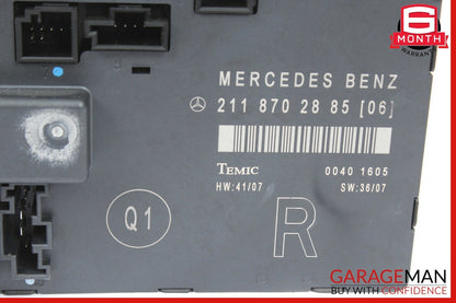 03-09 Mercedes W211 E350 E500 E550 Front Right Passenger Door Control Module OEM