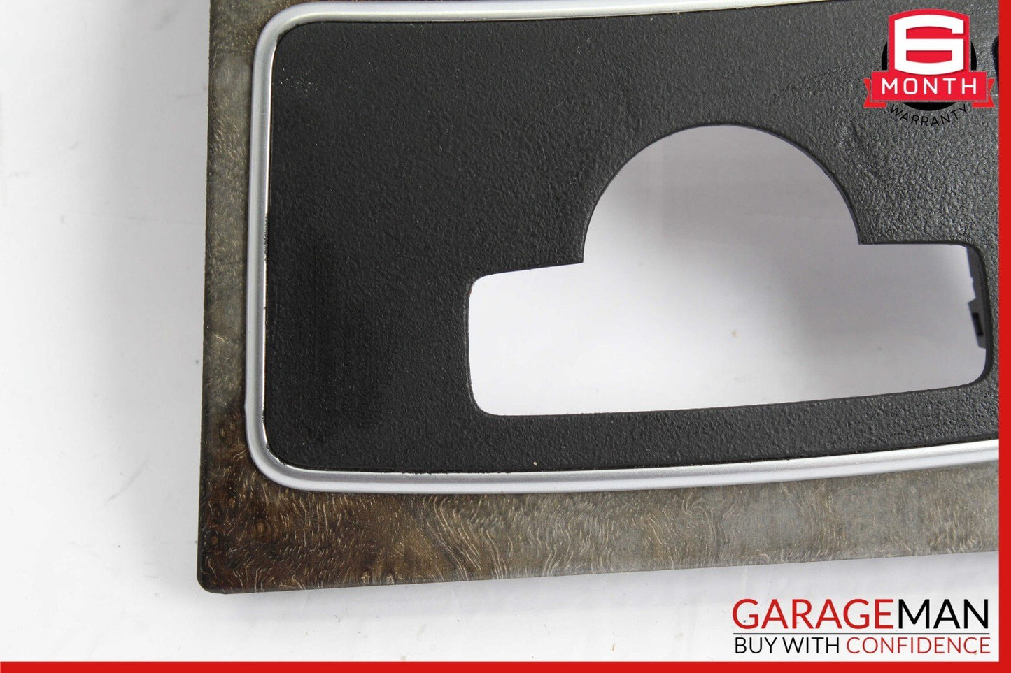 10-13 Mercedes W212 E350 E400 E550 Center Console Switch Trim Cover Bezel Wood