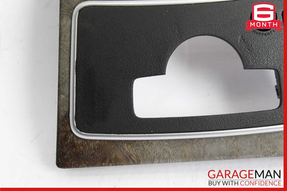 10-13 Mercedes W212 E350 E400 E550 Center Console Switch Trim Cover Bezel Wood