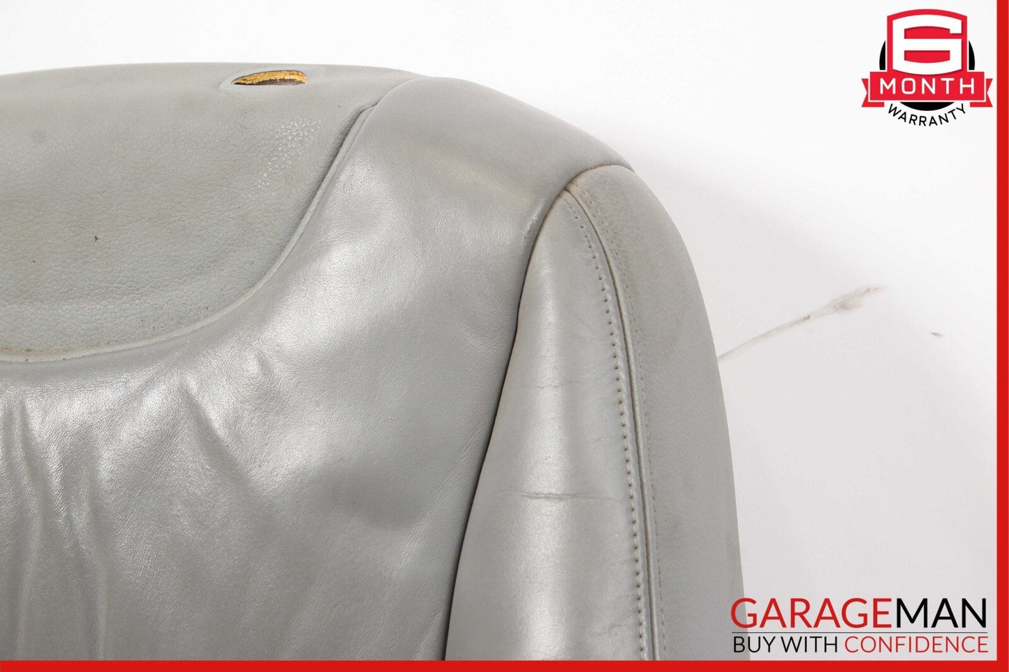 03-10 Porsche Cayenne 955 957 Front Left Side Top Upper Seat Cushion Cover Grey