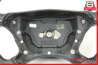 03-09 Mercedes R230 SL500 CLK350 Driver 4 Spoke Steering Wheel Leather Black OEM