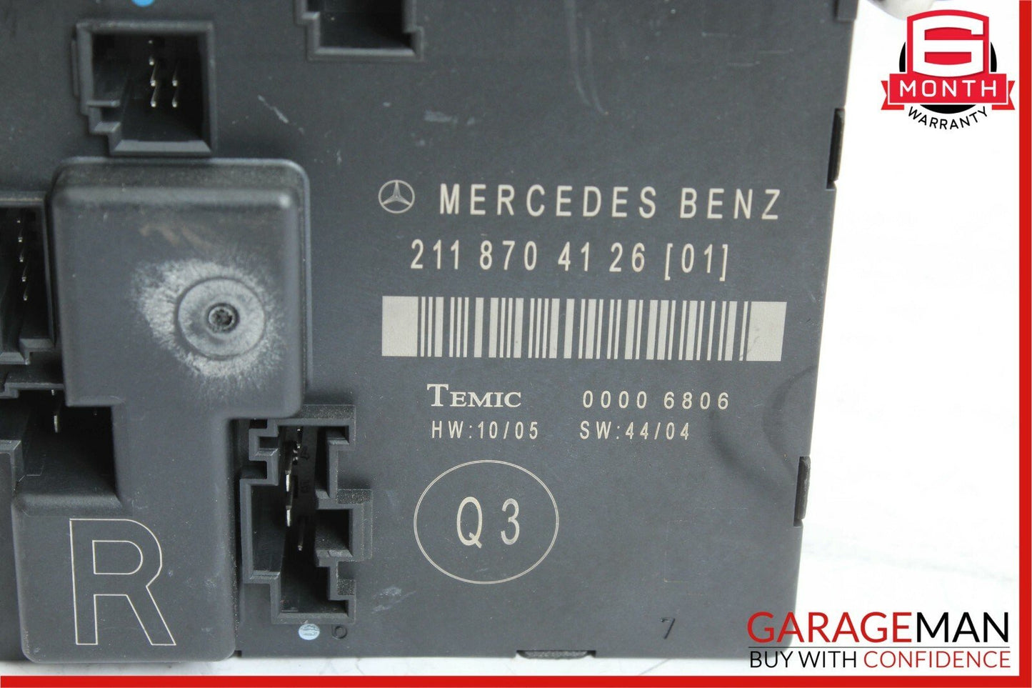 03-09 Mercedes W211 E350 E550 Rear Right Passenger Side Door Control Module Unit