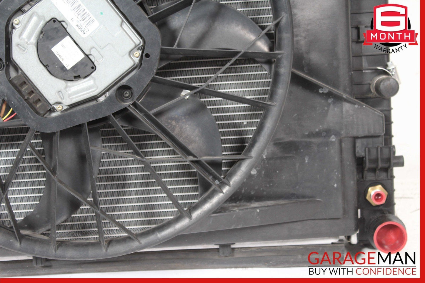 03-06 Mercedes R230 SL500 CLS500 Engine Cooling Radiator A/C Air Condenser Assy