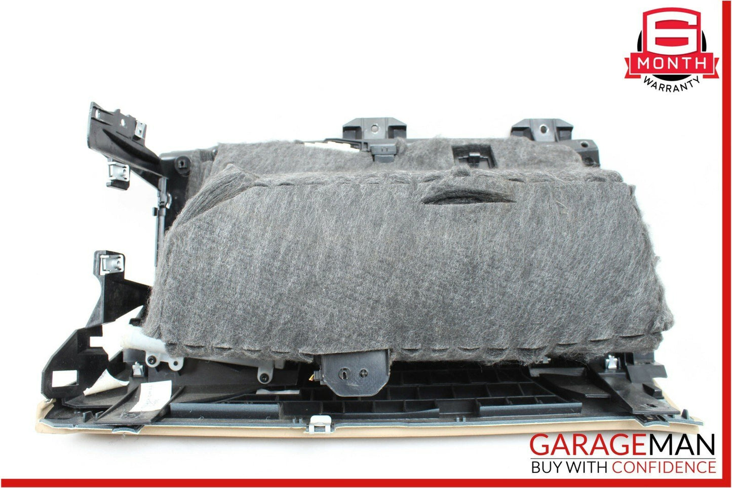 07-13 Mercedes W221 S400 S550 Dashboard Dash Glove Box Compartment Tray Brown