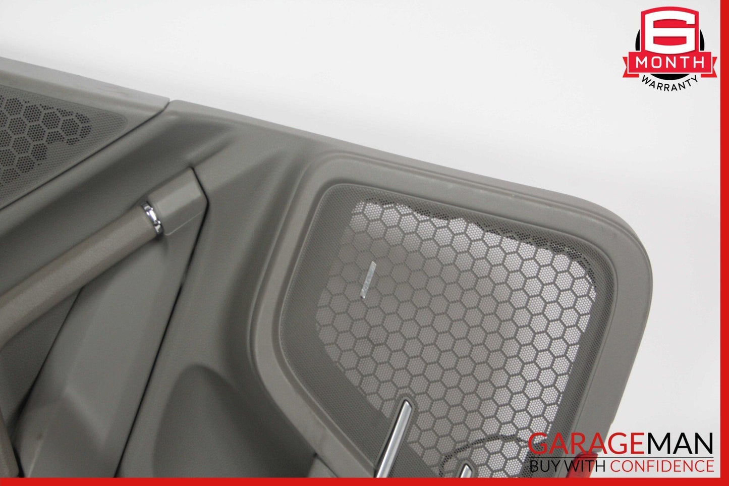 11-17 Porsche Cayenne 958 Rear Left Side Interior Door Trim Panel Assy Gray