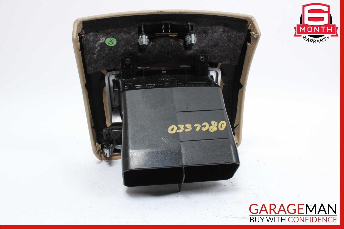 07-14 Mercedes W216 CL550 Rear Center Console AC A/C Air Vent Trim Assy Brown