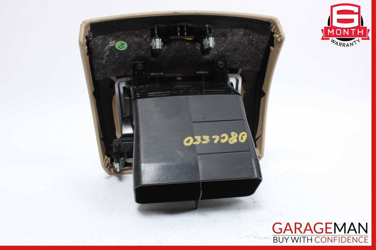 07-14 Mercedes W216 CL550 Rear Center Console AC A/C Air Vent Trim Assy Brown