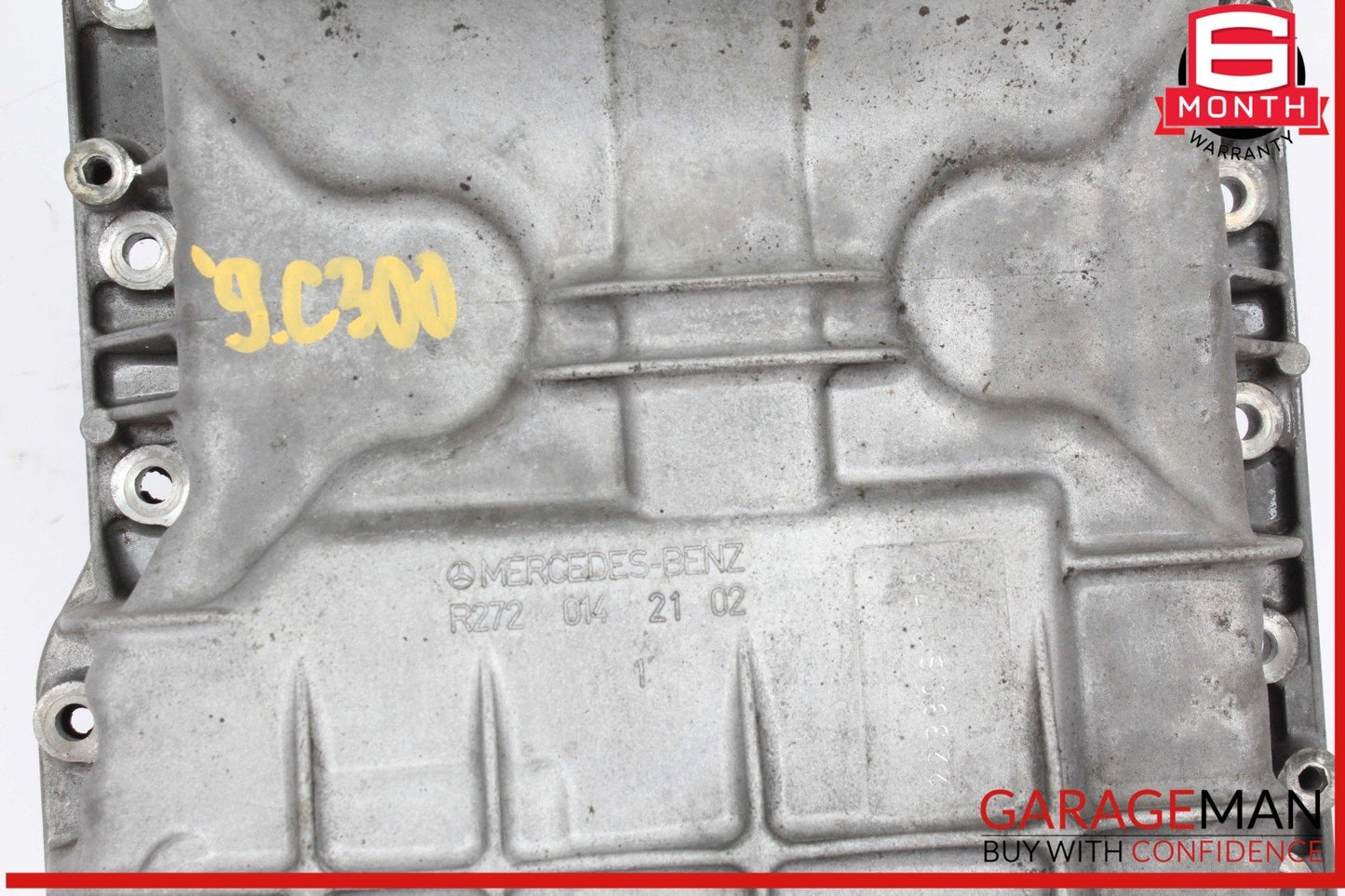 06-11 Mercedes W204 C300 Engine Upper Oil Sump Baffle Pan 2720142102 OEM