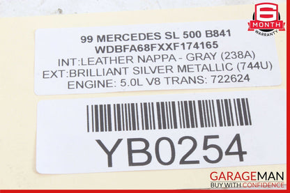 96-02 Mercedes R129 SL500 SL320 Front Right Side Door Lock Latch Actuator OEM